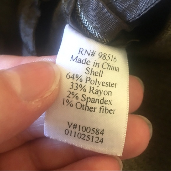 COLDWATER CREEK Brown Tweed Shimmer Trousers Pant - Picture 8 of 8